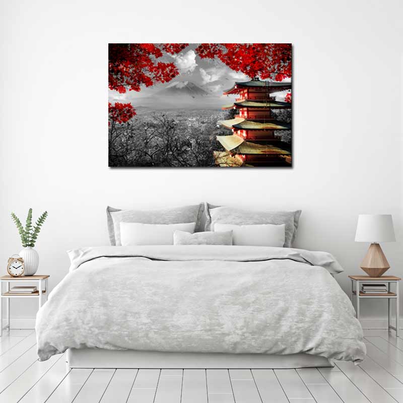 Tableau mural d'un Paysage Japonais