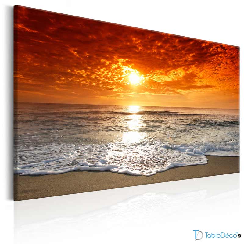 Tableau Paysage Coucher de Soleil