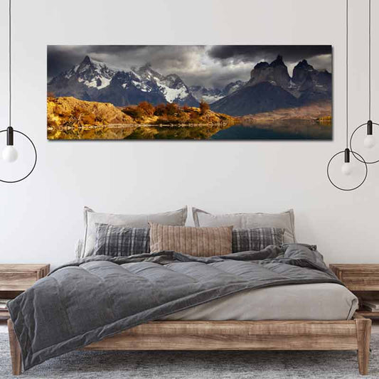 Acheter un Tableau Panoramique Paysage Montagne