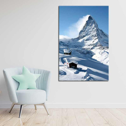 Tableau Paysage Montagne Neige - TabloDéco.fr