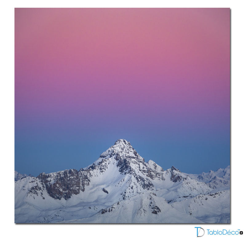 Photo du Pic de Rochebrune imprimée sur toile
