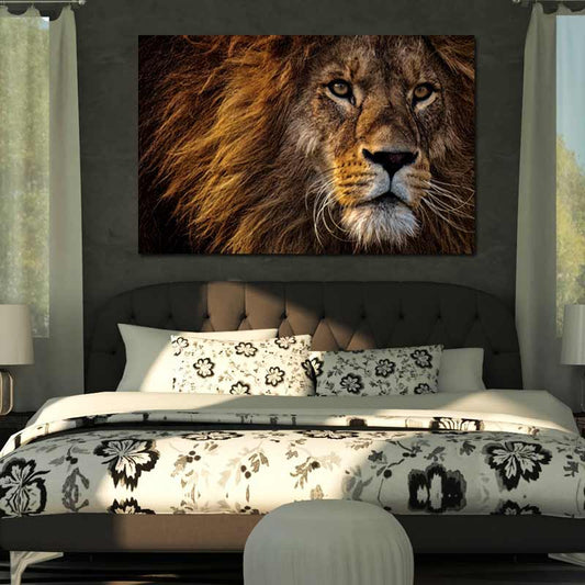 Tableau Photo Lion
