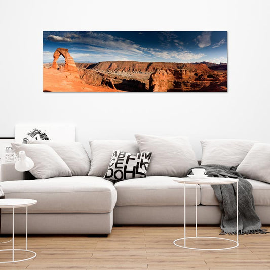 Toile imprimée d'une Photo Panoramique du Grand Canyon - TabloDéco.fr