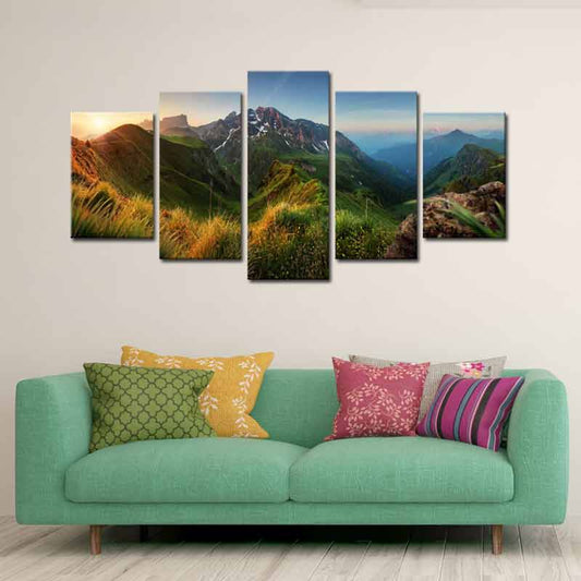 Acheter un Tableau photo paysage montagne