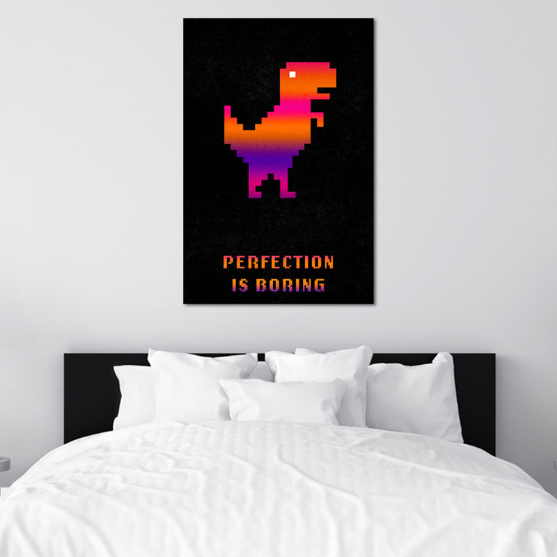 Tableau Pixel T-Rex - TabloDéco.fr