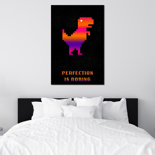 Tableau Pixel T-Rex - TabloDéco.fr