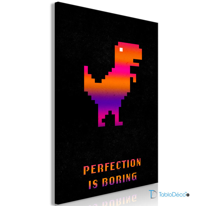 Acheter un Tableau Pixel T-Rex - TabloDéco.fr