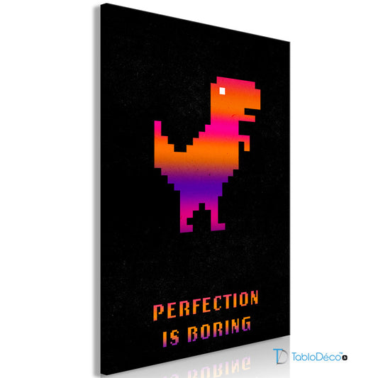 Acheter un Tableau Pixel T-Rex - TabloDéco.fr