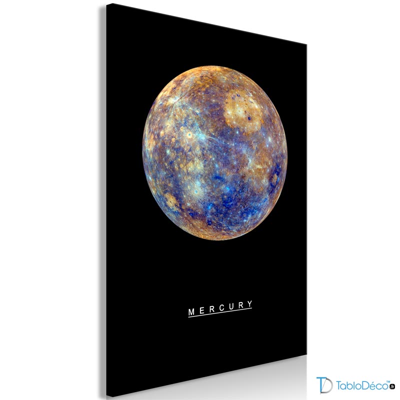 Acheter un Tableau sur toile de la Planète Mercure - TabloDéco.fr
