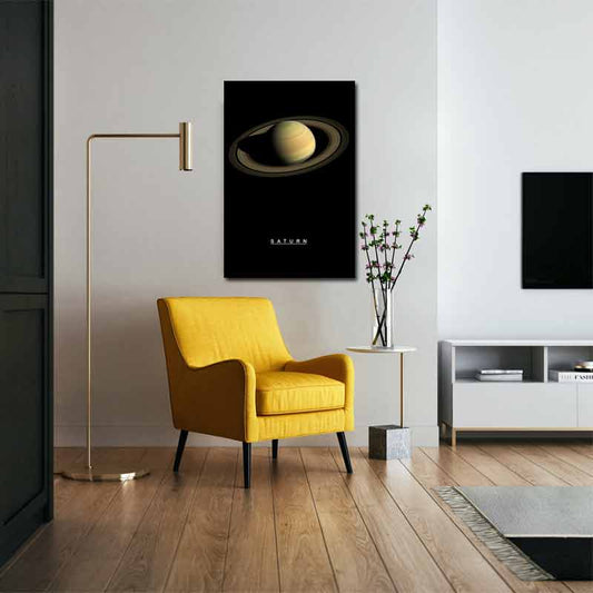 Tableau Décoratif de la Planète Saturne - TabloDéco.fr