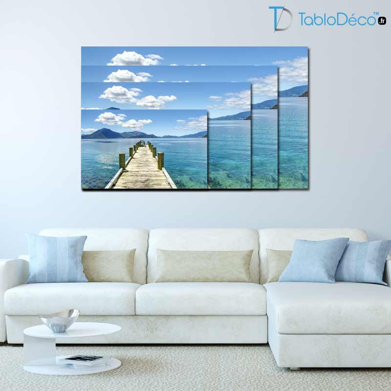 Guide des tailles du tableau ponton bord de mer
