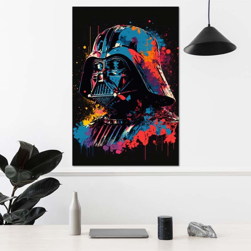 Tableau déco Dark Vador Pop Art - TabloDéco.fr