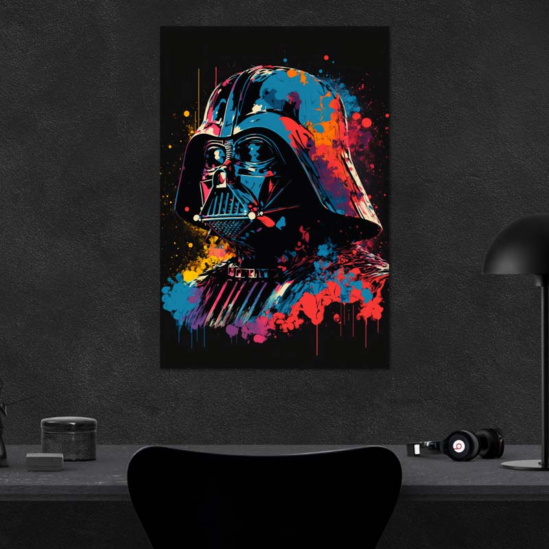 Toile décorative de Anakin Skywalker dans un style Pop Art - TabloDéco.fr