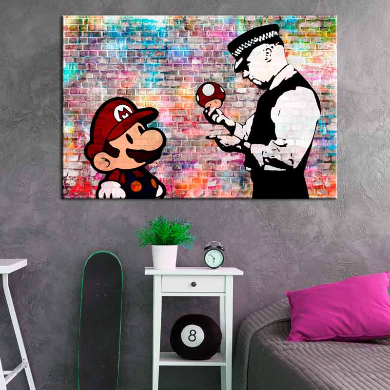 Tableau décoratif Pop Art de Mario