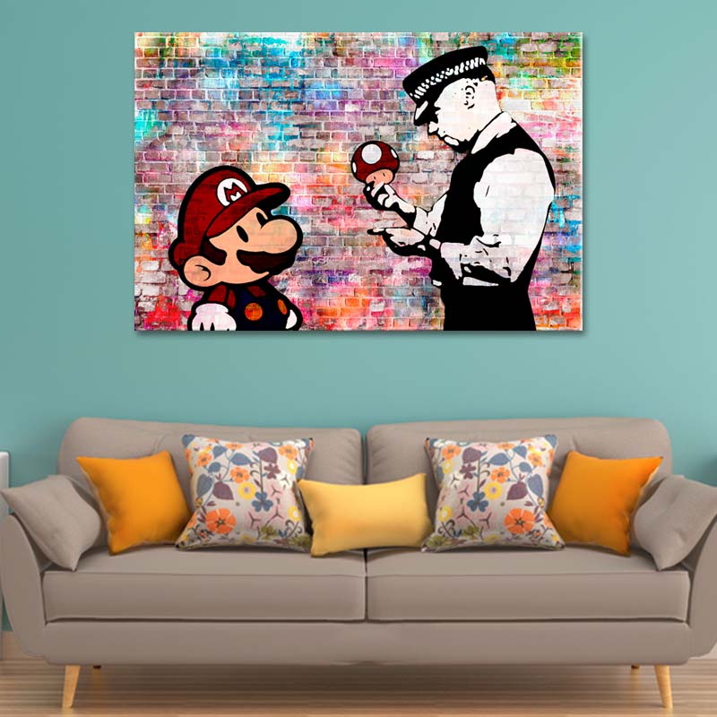 Tableau Pop Art Mario