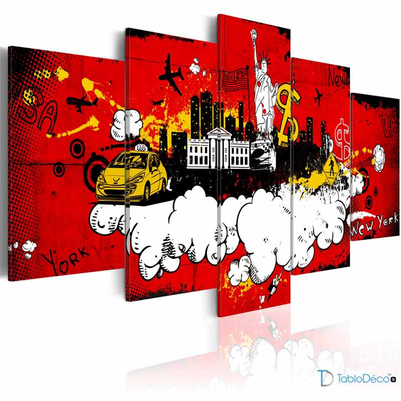Acheter un Tableau Pop Art New York