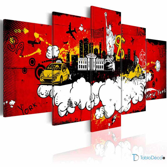 Acheter un Tableau Pop Art New York