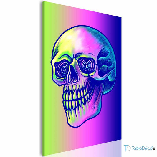 Acheter un Tableau Pop Art Tête de Mort