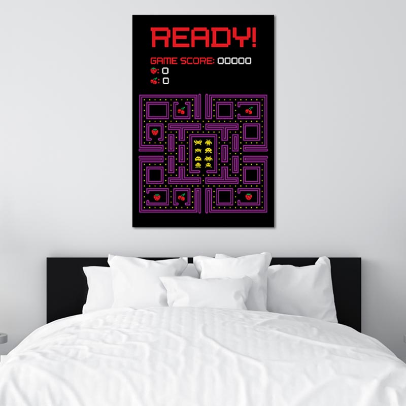 Toile imprimée Rétro Gaming - TabloDéco.fr