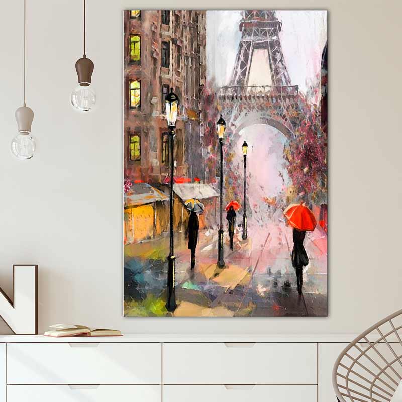 Tableau décoratif Rue de Paris