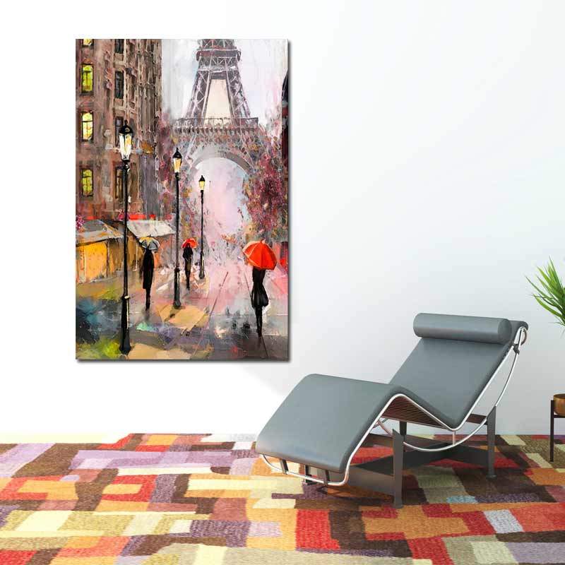 Tableau mural Rue de Paris