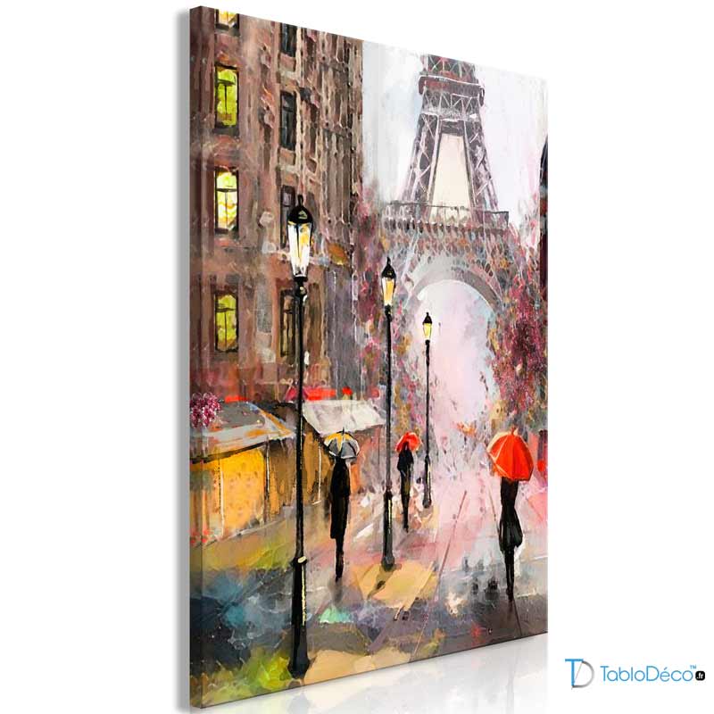 Tableau sur toile Rue de Paris
