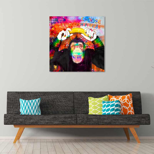 Tableau Singe Graffiti