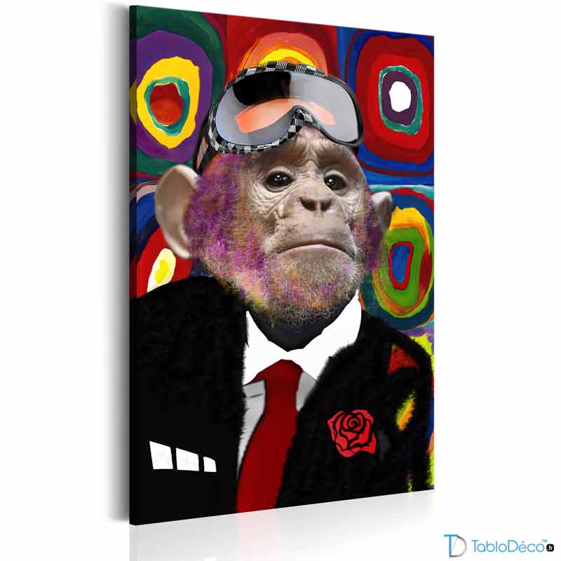 Acheter un Tableau Singe Pop Art