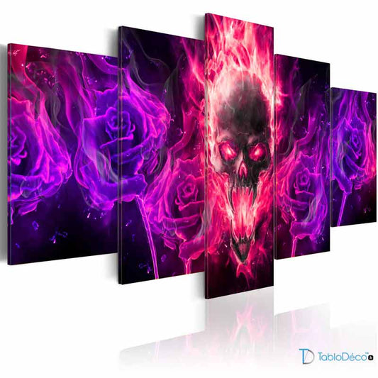 Acheter un Tableau Skull Design en 5 parties