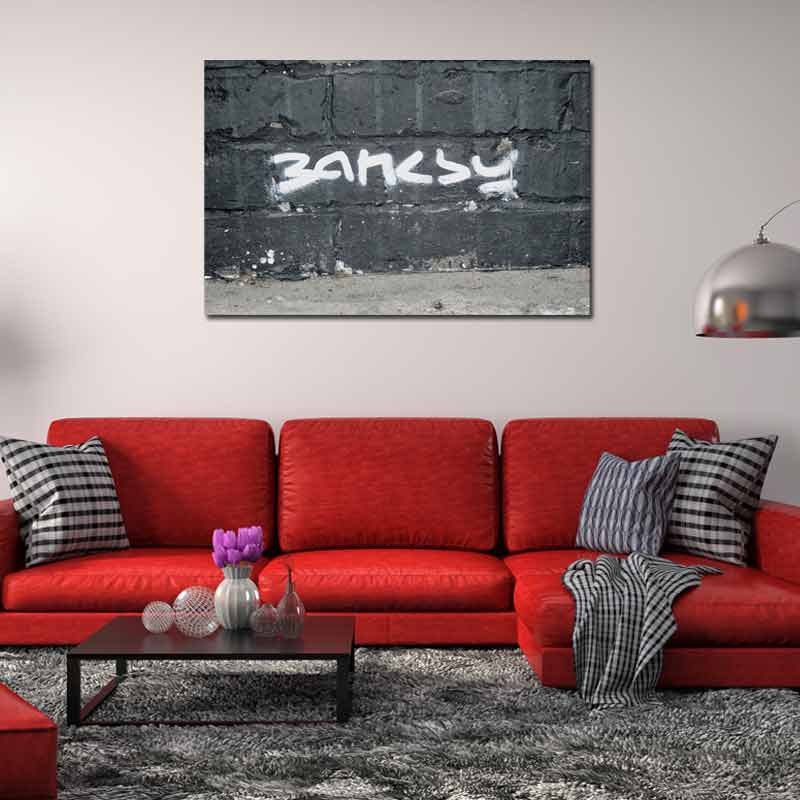 Tableau Street Art Graffiti Banksy