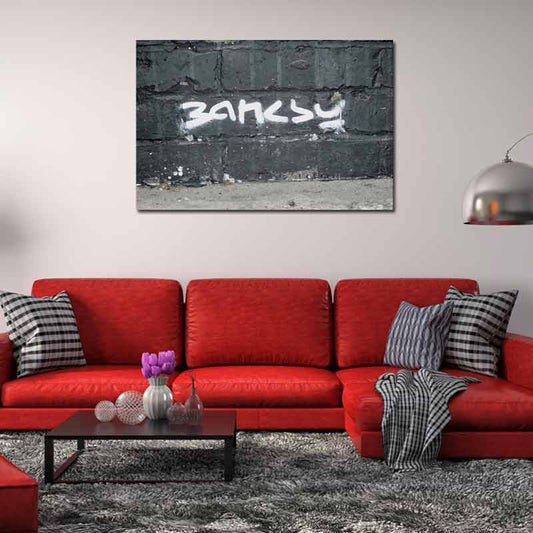 Tableau Street Art Graffiti Banksy