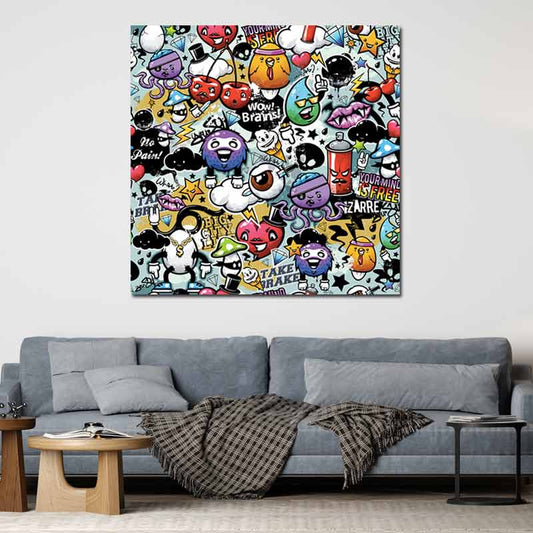 Tableau Déco Street Art Original