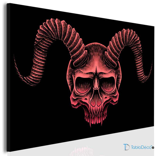 Acheter un Tableau Tête de Mort Gothique