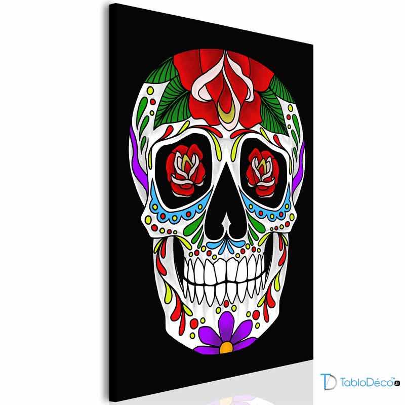 Acheter un Tableau Tête de Mort Mexicaine
