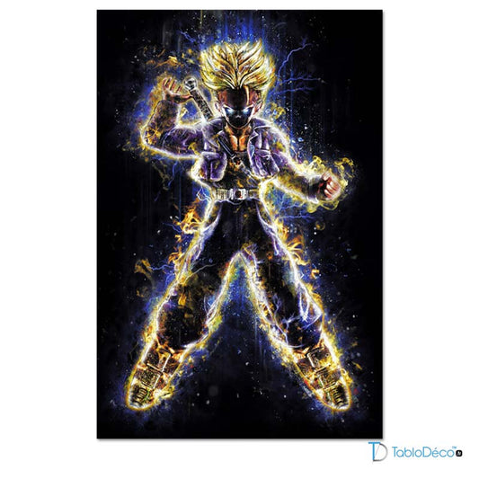 Tableau Trunks du futur en Super Saiyan - Dragon Ball Z