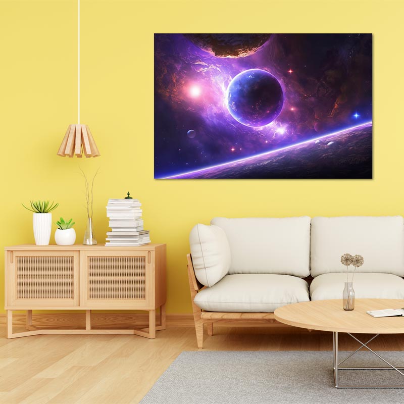 Tableau Univers Ultra-Violet - TabloDéco.fr