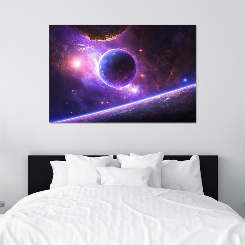 Tableau décoratif sur toile de l'Univers Ultra-Violet - TabloDéco.fr