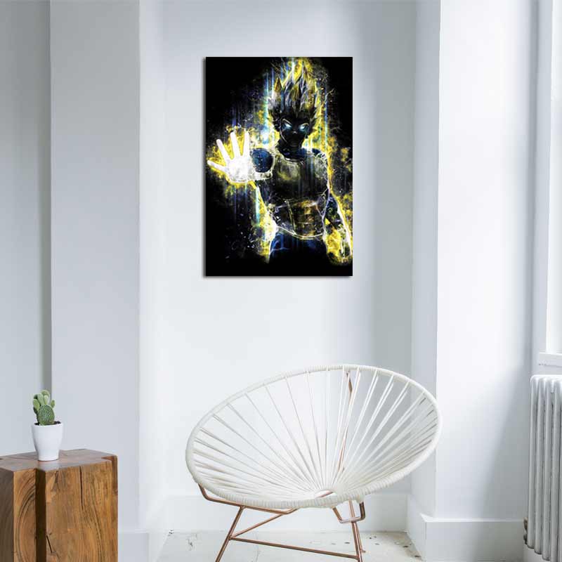 Tableau Vegeta en Super Saiyan