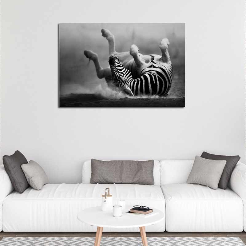 Tableau sur toile Zèbre Grand Format