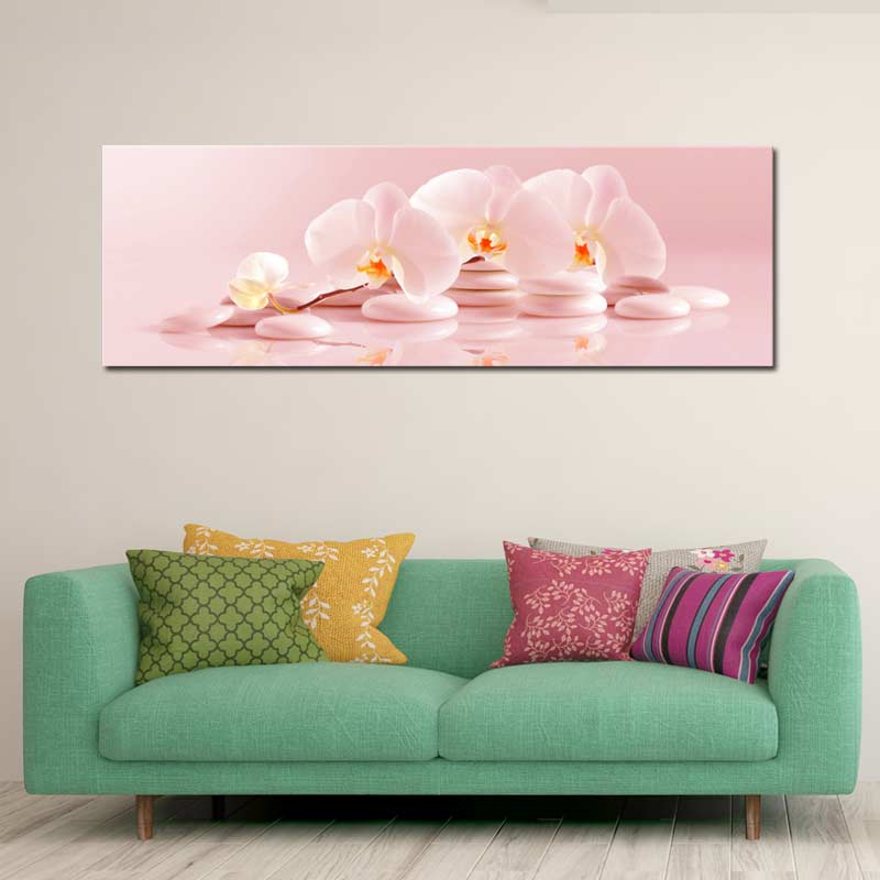 Tableau Zen Orchidée Rose