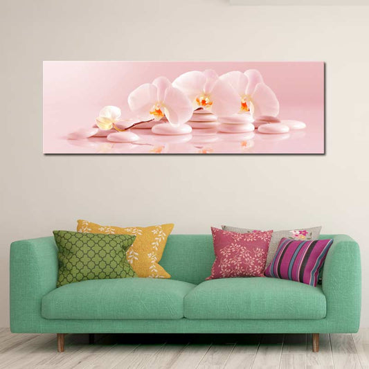 Tableau Zen Orchidée Rose