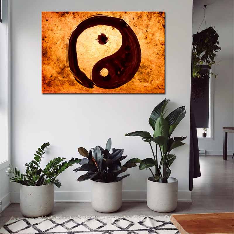 Tableau sur toile Zen Yin Yang