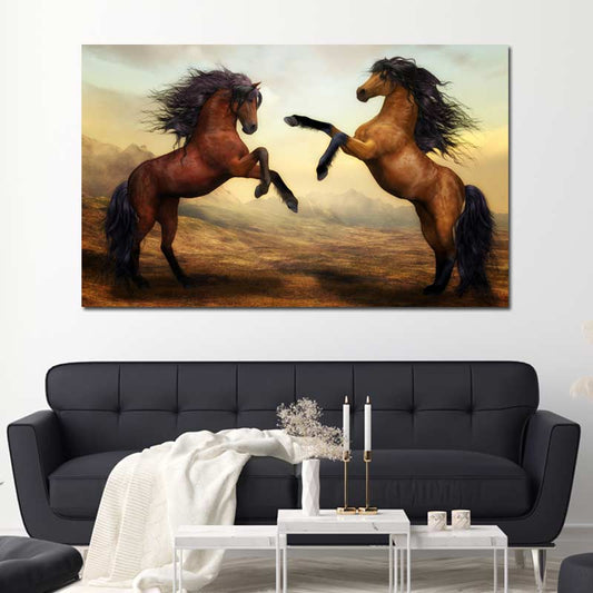 Tableau Décoratif Chevaux Modernes