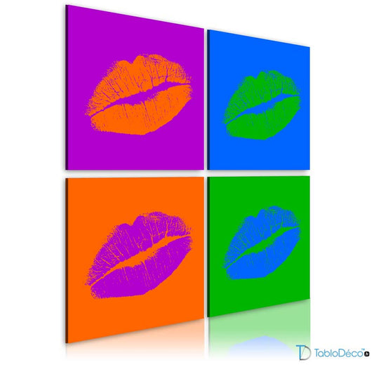 Acheter un Tableau Lèvre Pop Art