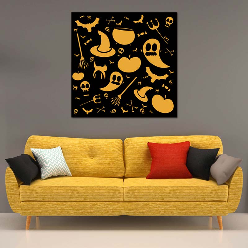 Toile déco pour la fête d'Halloween - TabloDéco.fr