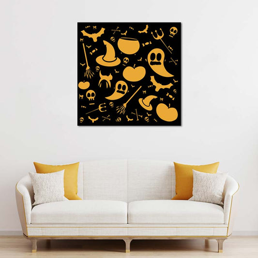 Toile murale pour Halloween - TabloDéco.fr