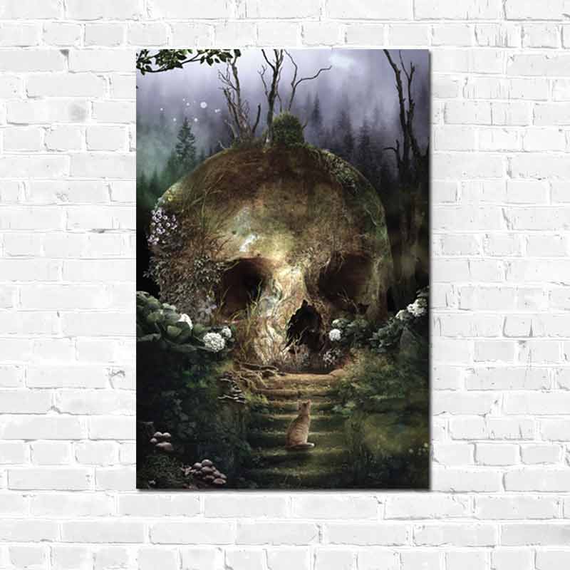 Toile Tête de Mort