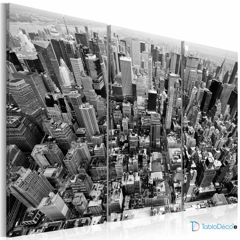 Triptyque New York Noir et Blanc